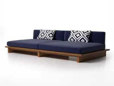 Maldives Sofa 229 3D model