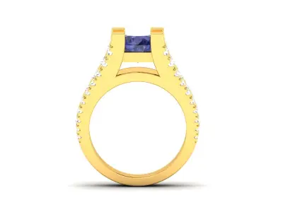 Women Ring  Render 3dm STL OBJ FBX Details 3D print model 173