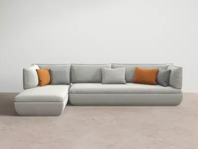Mimic Modular Sofa Comp B 3D model