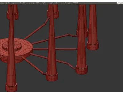 CEILING ICICLE CHELSOM Low-poly 3D model