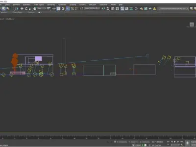 White  exterior night and day  3D model