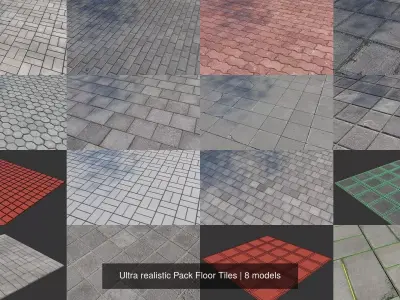 Ultra realistic Pack Floor Tiles
