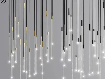 A tube nano light Glass 3D model