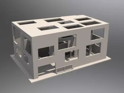 House N Sou Fujimoto 3D model