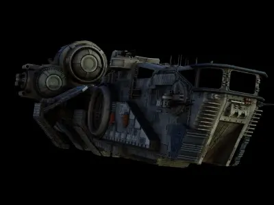 Corellian Acklay-type light freighter  - Star Wars 3D model