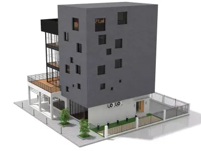 Office Building 3D model