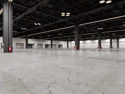 Exhibition Hall 43 interior 3D model