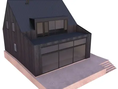 Vacation home 3D model purchase
