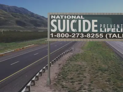 Awareness Billboard Sign  3D model