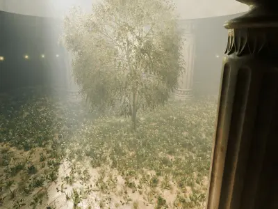 Ancient Scene 3D Blender Low-poly 3D model