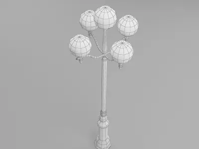 street light 2 3D model