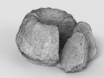 Guglhupf Cake 2 3D model