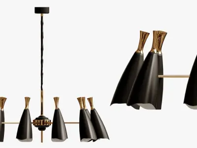 CHANDELIER DELIGHTFULL DUKE CHANDELIER 3D model