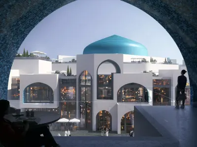 Islamic Landmark Plaza 3D model