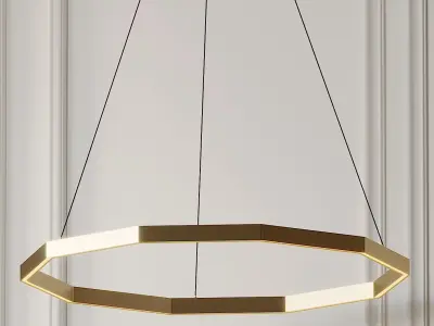 Midnight LED Pendant By Resident 3D model