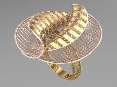  FUSION LIGHT RING COLLECTION-RB10- 3D print model