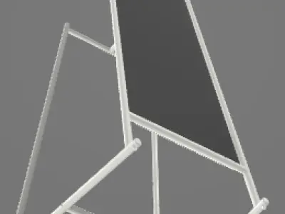 Long Floor Mirror 3D Asset 3D model