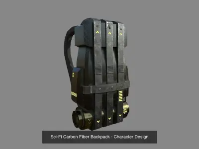 05 Sci-Fi Backpack Pack - Asset Character Design