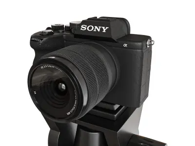  A set of studio equipment 3D model
