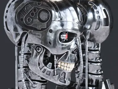 Terminator Bust 3D model