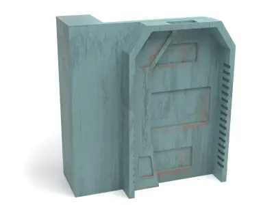 Nevarro Imperial Door 1-18 scale Kenner Hasbro 3D print model