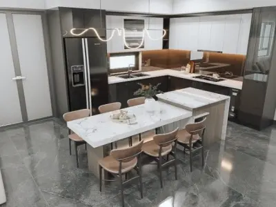 Luxury Modern Apartment Interior Design  3D model