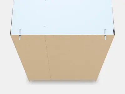 KLEPPSTAD closet with 3 doors 3D model