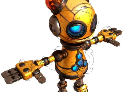 Kit KT-7461 - Ratchet y Clank Game 3D model