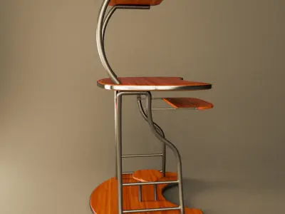 PC Desktop Computer Table Free 3D model