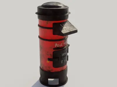 Post Box 3D model