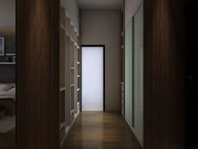 Master bedroom 3D model