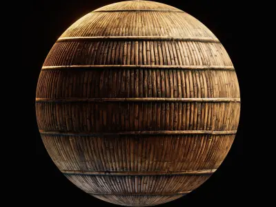 Bamboo wall material Texture