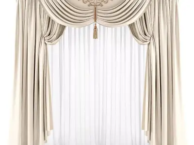 Curtain 3D model 55 3D model