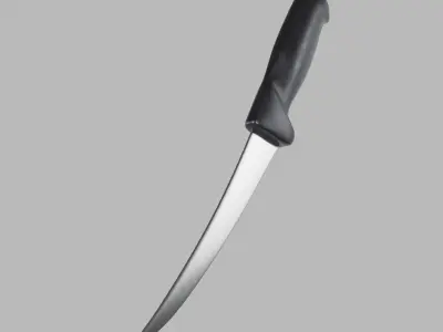 Boning Knife Low-poly 3D model