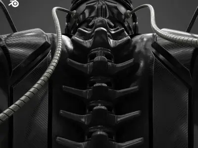 Sci Fi - Character 01 - Bust 3D model