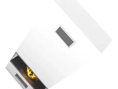 Wall Fireplace 2 3D model