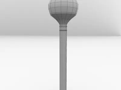 Water Tower v2 3D model