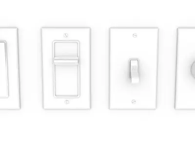 Light Switch US  3D model