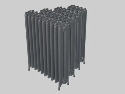 Epoca Cast Iron Radiator 2C Collection 3D model