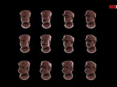 Shock Troops - Command Elite Squad of the Imperial Force  3D print model