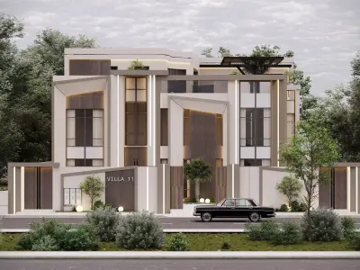 EXTERIOR MODREN VILLA  3D model