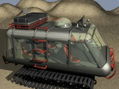 Lost In Space CHARIOT 3D Model 3D model