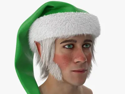 Christmas Elf Head 6 