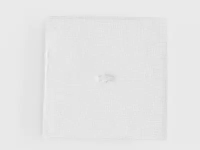 Steel manhole Low-poly 3D model