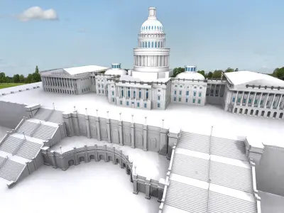 United States Capitol Building 3D model