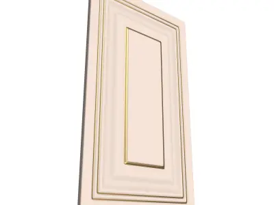 Kitchen Cabinet Door Classic 04 Low-poly 3D model