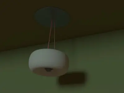 Ceiling lamp 3D model 5