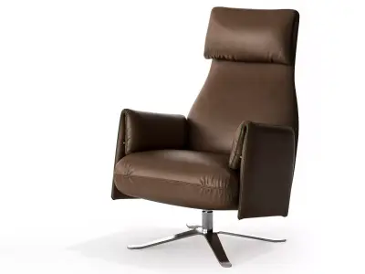 Senator Armchair and Ottoman 3D model