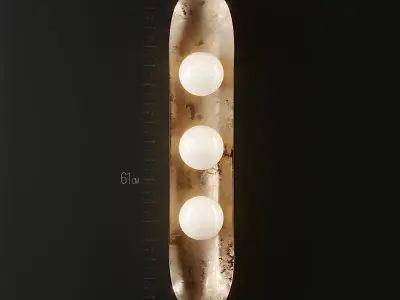 NATASHA 3-LIGHT SCONCE from LULU and Georgia 3D model