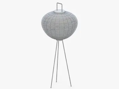 1457 - Floor Lamp Low-poly 3D model